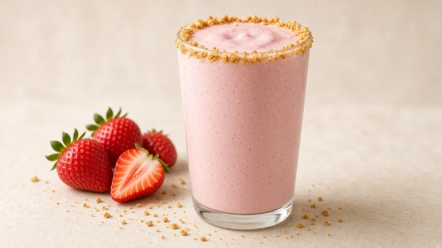 Strawberry cheesecake (AI-generated illustration)
